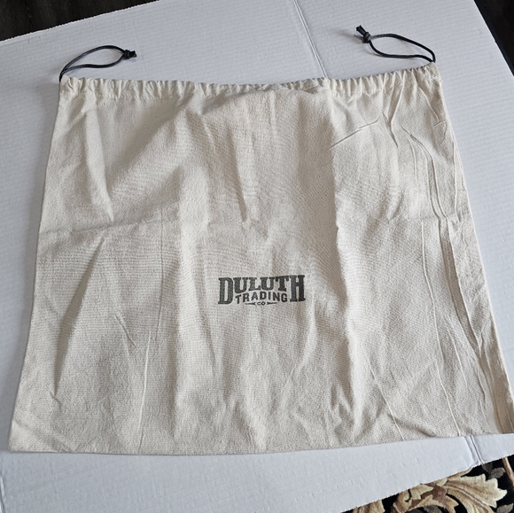Duluth Trading Co Light Tan Canvas Drawstring Dust Bag Approx 17.5" x 21" Large - Picture 12 of 12